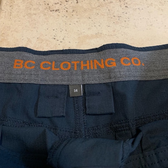 BC Clothing Co. Men's Outdoor/Travel Shorts - Size 34 - Navy Blue - Picture 6 of 7
